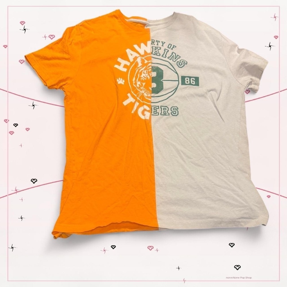 Hawkins Tiger split tee Stranger Things